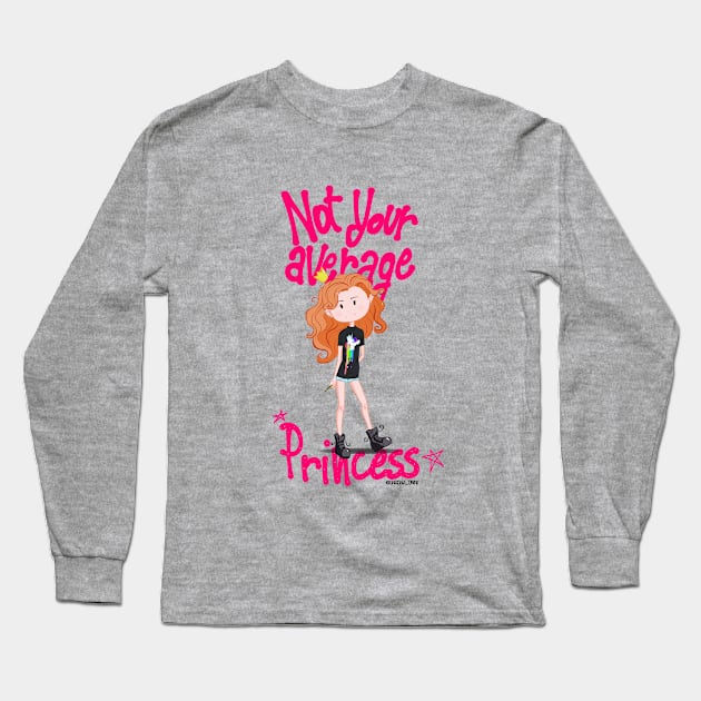 Not your Average princess Long Sleeve T-Shirt by gnagna_onni